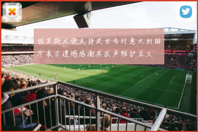 俄罗斯大使支持皮尔洛对意大利排斥表示遗憾感谢其发声维护正义